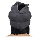 Bonnet Effet Froid pour Tête et Yeux Tissu Gris Anthracite