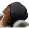 Bonnet Effet Froid pour Tête et Yeux Tissu Gris Anthracite