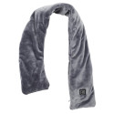 Echarpe Chauffante 74cm Tissu Polaire Gris Anthracite