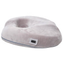 Coussin de Posture Massant et Chauffant à Mémoire de Forme Gris