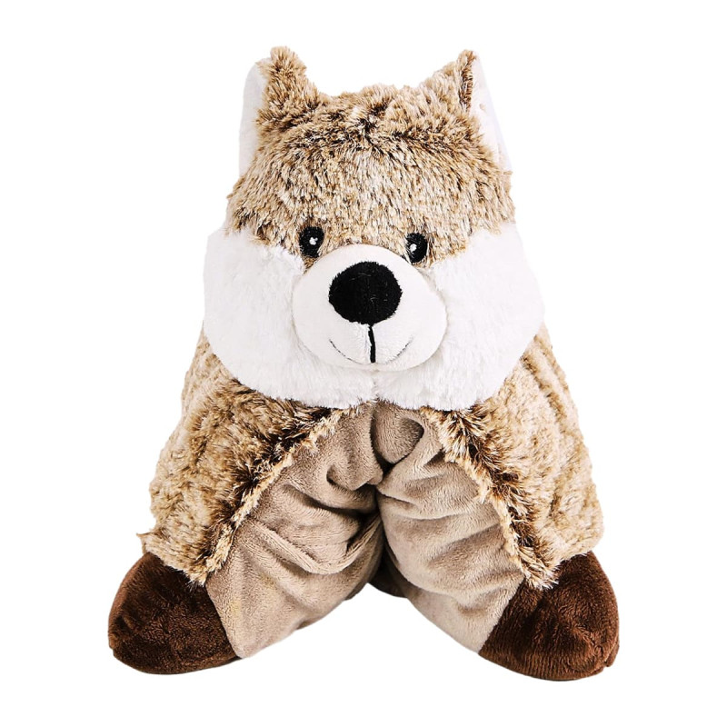 Peluche Coussin Bouillotte Micro-Ondable Tissu Ultra Doux