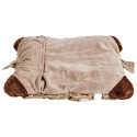 Peluche Coussin Bouillotte Micro-Ondable Tissu Ultra Doux