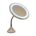 Miroir Lumineux LED Grossissant x5 Flexible à Ventouse
