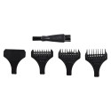 Kit Tondeuse de Précision Sans Fil pour Barbe et Cheveux 6 Accessoires