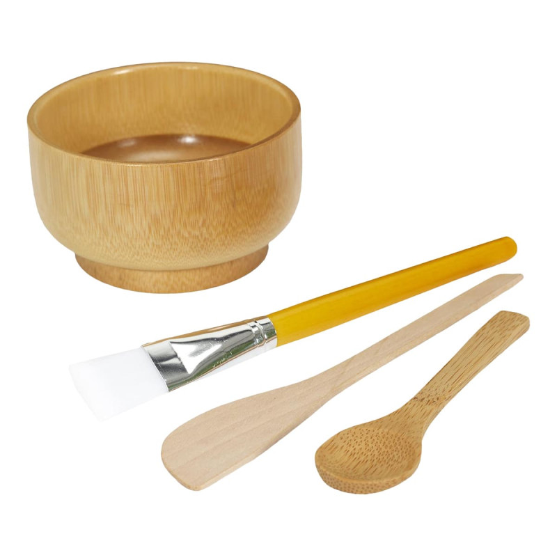 Kit de Préparation de Soins Maison en Bambou avec Recettes