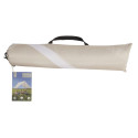 Tente Extérieur de Jardin 170x300cm Beige et Blanche avec Housse