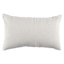 Coussin 30x50cm Crème Motifs Arrondis Marron et Bouclette Déhoussable