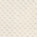 Plaid Ultra Doux 120x150cm Nid d'Abeille Crème