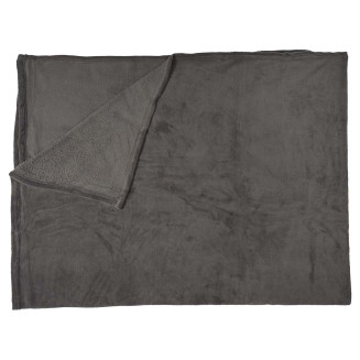 Plaid Doux en Microfibre Gris Anthracite 150x200cm