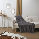 Plaid Doux en Microfibre Gris Anthracite 150x200cm
