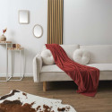 Plaid Doux en Microfibre Terracotta 150x200cm