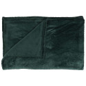 Plaid Flanelle 150x200cm Embossé Motif Feuilles Vet Sapin