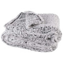 Plaid Ultra Doux 120x150cm Sherpa Gris