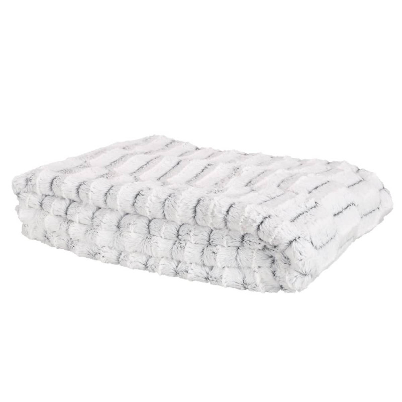 Plaid Ultra Doux 140x200cm Texturé Gris Clair Plaid Ultra Doux 140x200cm Texturé Gris Clair