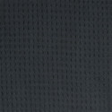 Plaid Jeté de Canapé Gaufré 130x160cm 100% Coton Gris Anthracite avec Franges