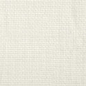 Plaid Jeté de Canapé Gaufré 170x250cm 100% Coton Blanc avec Franges