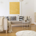 Tapis Rond Ø115cm Imitation Fourrure Blanche