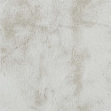 Tapis Forme Peau de Bête 60x90cm Imitation Fourrure Fine Blanc Crème
