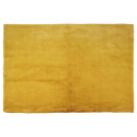 Tapis 120x170cm Imitation Fourrure Fine Jaune Moutarde
