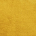 Tapis 120x170cm Imitation Fourrure Fine Jaune Moutarde