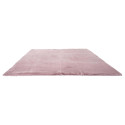 Tapis 120x170cm Imitation Fourrure Fine Rose