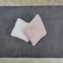 Tapis 120x170cm Imitation Fourrure Fine Gris Anthracite