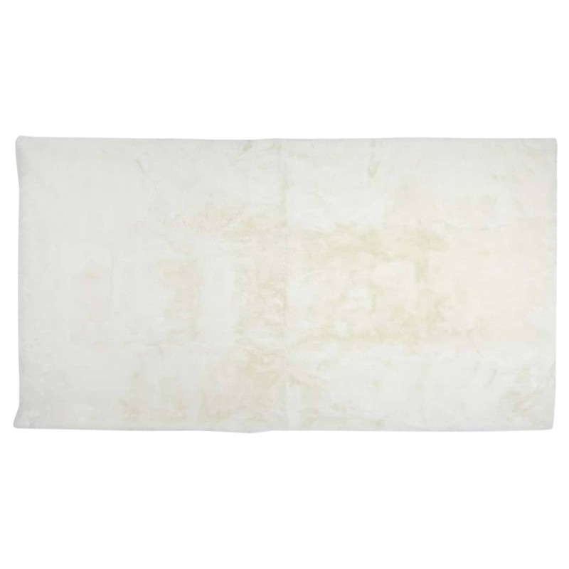 Tapis 60x110cm Imitation Fourrure Fine Blanc Crème Tapis 60x110cm Imitation Fourrure Fine Blanc Crème