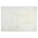 Tapis 120x170cm Imitation Fourrure Fine Blanc Crème