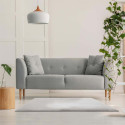 Tapis 120x170cm Imitation Fourrure Fine Blanc Crème