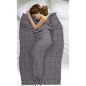 Couverture Pondérée 7kg Anti-Stress Sommeil Optimal Gris Anthracite