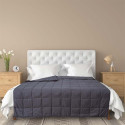 Couverture Pondérée 7kg Anti-Stress Sommeil Optimal Gris Anthracite