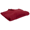 Sweat à Capuche Plaid Ultra Doux Rouge Intérieur Sherpa