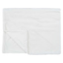 Plaid Ultra Doux 120x150cm Imitation Fourrure Blanche