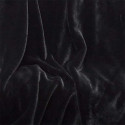 Plaid Ultra Doux 120x150cm Imitation Fourrure Noire