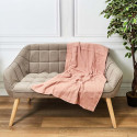 Plaid en Gaze de Coton Rose Poudré 120x150cm