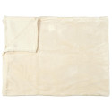 Plaid Flanelle 125x150cm Uni Beige