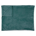 Plaid Flanelle 125x150cm Uni Bleu Canard