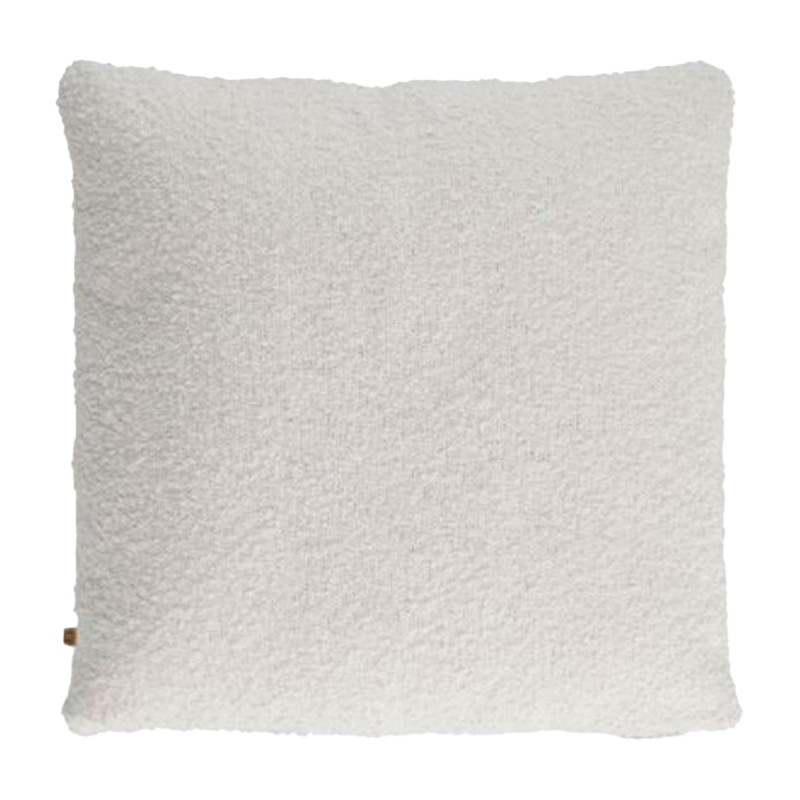 Coussin 40x40cm Tissu Bouclette Crème Déhoussable Coussin 40x40cm Tissu Bouclette Crème Déhoussable