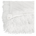 Couverture Pondérée 7kg Anti-Stress Sommeil Optimal Imitation Fourrure Blanche