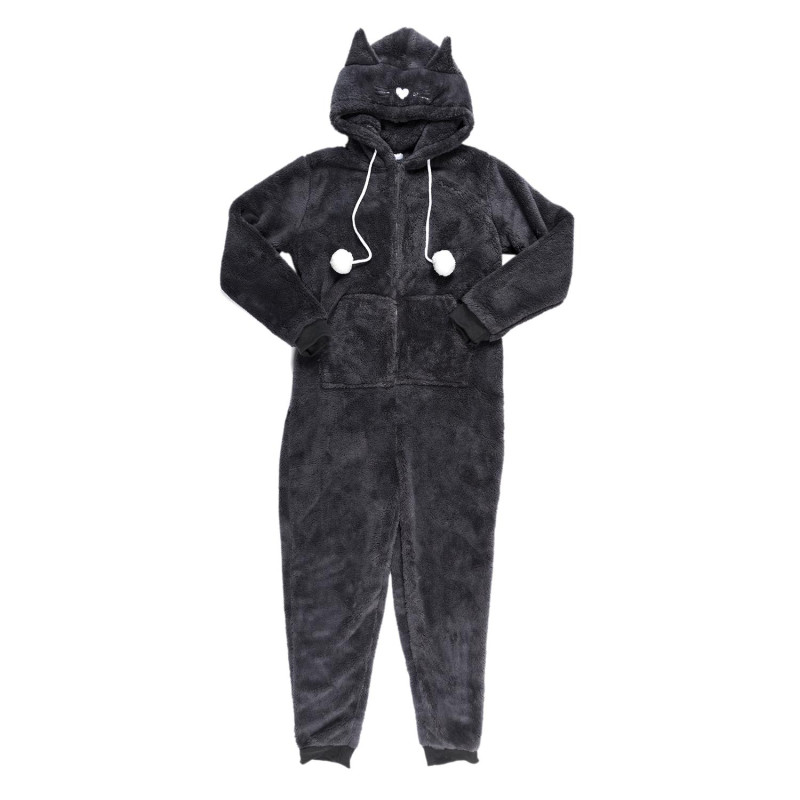 Combinaison Chat Sherpa Ultra Doux pour Adulte