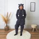 Combinaison Chat Sherpa Ultra Doux pour Adulte