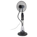 Ventilateur Brumisateur sur Pied Noir avec Télécommande