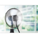 Ventilateur Brumisateur sur Pied Noir avec Télécommande