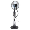 Ventilateur Brumisateur sur Pied Noir avec Télécommande