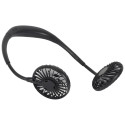 Ventilateur Tour de Cou Flexible Lumineux Rechargeable Silencieux