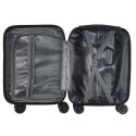 Valise Cabine Embossée Rose 29L avec Coque Rigide ABS, Roues Pivotantes 360°, Cadenas Sécurisé à Code, Poignée de Traction