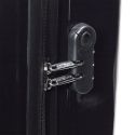 Valise Cabine Noire avec une Cerise 28L Rigide en Polycarbonate avec Roues Pivotantes 360° et Cadenas Sécurisé à Code