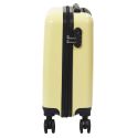 Valise Cabine Jaune 28L Rigide en Polycarbonate avec Roues Pivotantes 360° et Cadenas Sécurisé à Code