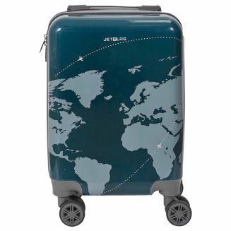 Valise Cabine Noir 24L Rigide en Polycarbonate avec Roues Pivotantes 360° et Cadenas Sécurisé à Code