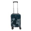 Valise Cabine Noir 24L Rigide en Polycarbonate avec Roues Pivotantes 360° et Cadenas Sécurisé à Code